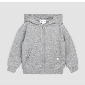 Miles Baby Basics Gray Kids Zip-Up Hoodie